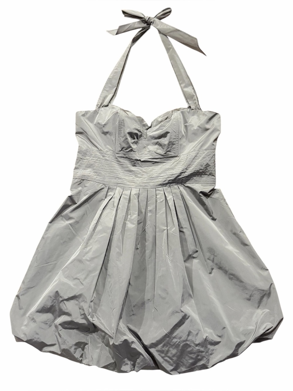 Marciano 100% Silk Halter Bubble Dress